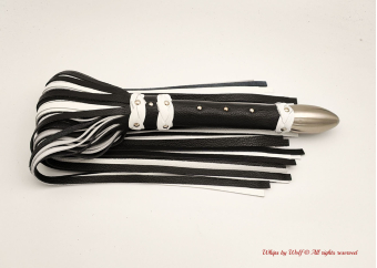 Huge Flogger in Black & White