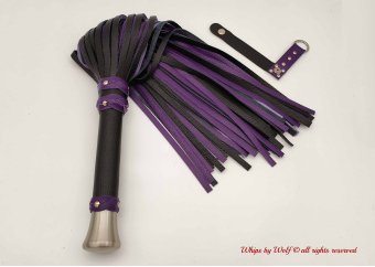 MTO Black & Purple Huge Flogger 