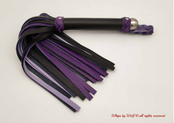 MTO Black & Purple Floggerset 