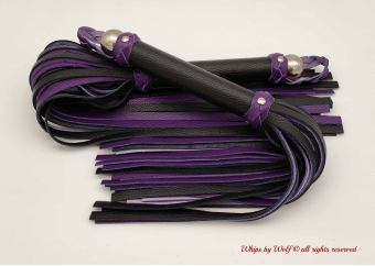 MTO Black & Purple Large Flogger