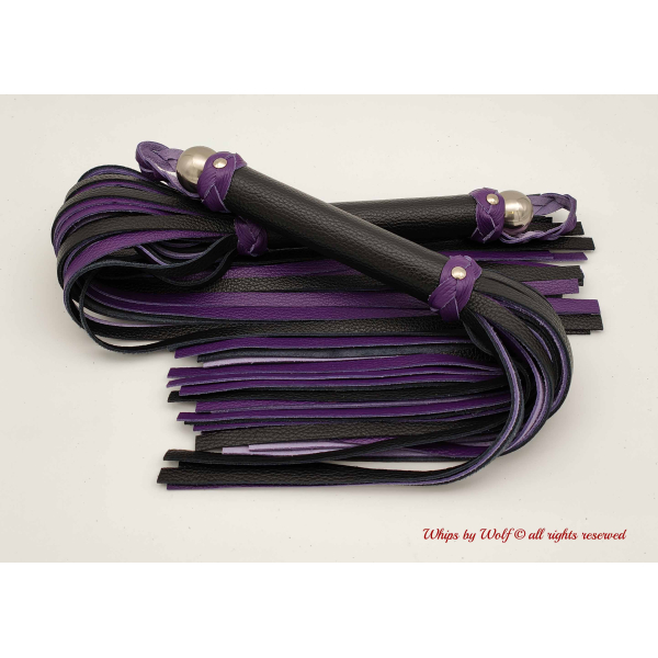 MTO Black & Purple Floggerset 