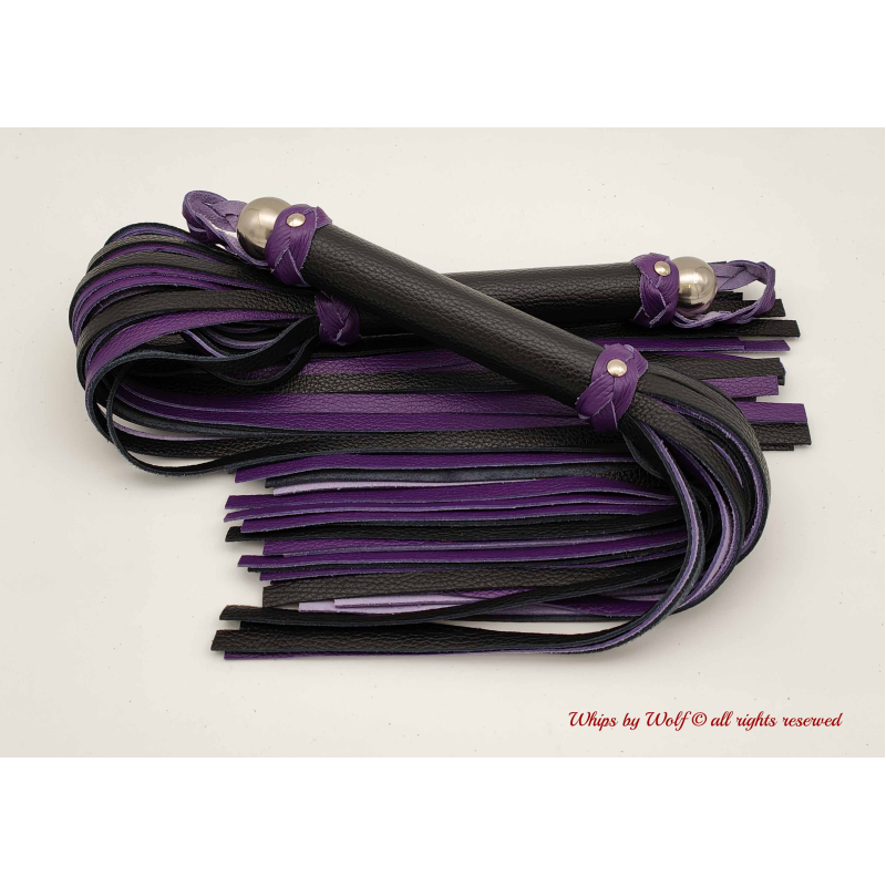 MTO Black & Purple Floggerset 