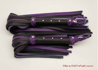 MTO Black & Purple Large Flogger 