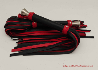 MTO Black & Red Medium Flogger 3