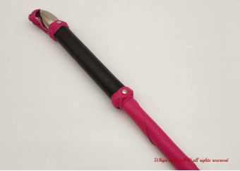 MTO Black & Pink Wolf Tail Whip 