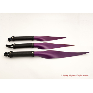Purple and Black Dragon tongue
