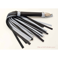 Flogger set in Black & Ice Blue