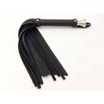Single Medium Flogger in Black