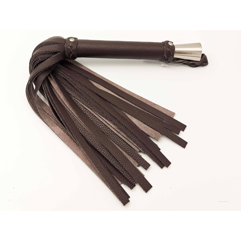 Single Medium Flogger in Brown