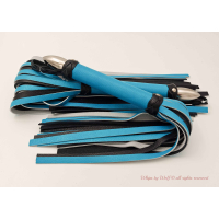 Flogger set in Turquoise & Black