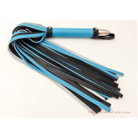 Flogger set in Turquoise & Black