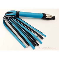 Flogger set in Turquoise & Black
