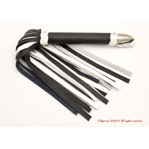 MTO Black & White Medium Flogger 
