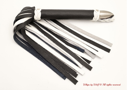 MTO Black & White Medium Flogger 