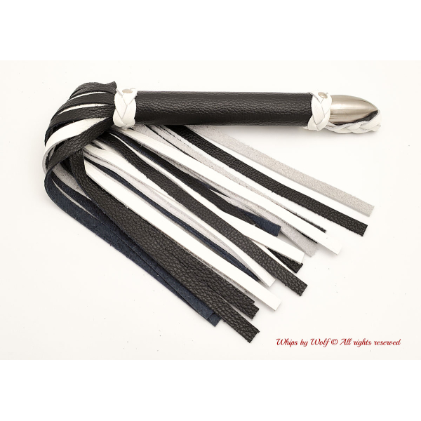 MTO Black & White Medium Flogger 