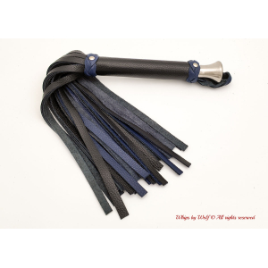 MTO Black & Dark Blue Medium Flogger
