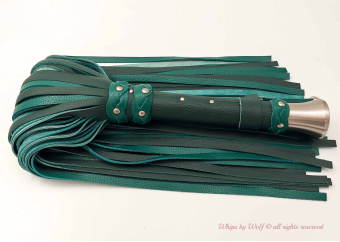 Huge Flogger in Forest & Sea Green