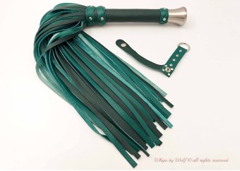 Huge Flogger in Forest & Sea Green