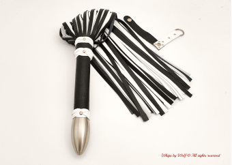 Huge Flogger in Black & White