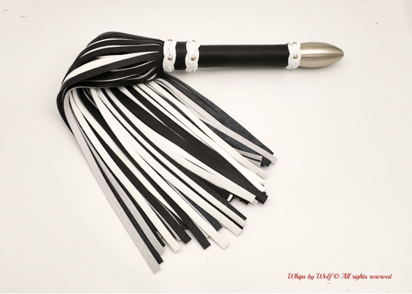 Huge Flogger in Black & White