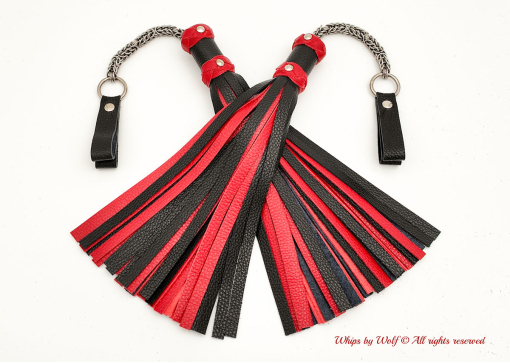 MTO Black & Red Poi Floggers