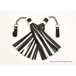 MTO Black & White Poi Floggers 