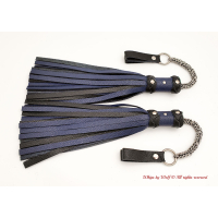 MTO Dark Blue & Black Poi Floggers 