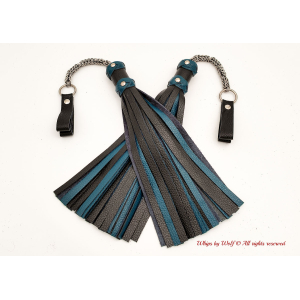 MTO Black & Petroleum Poi Floggers 