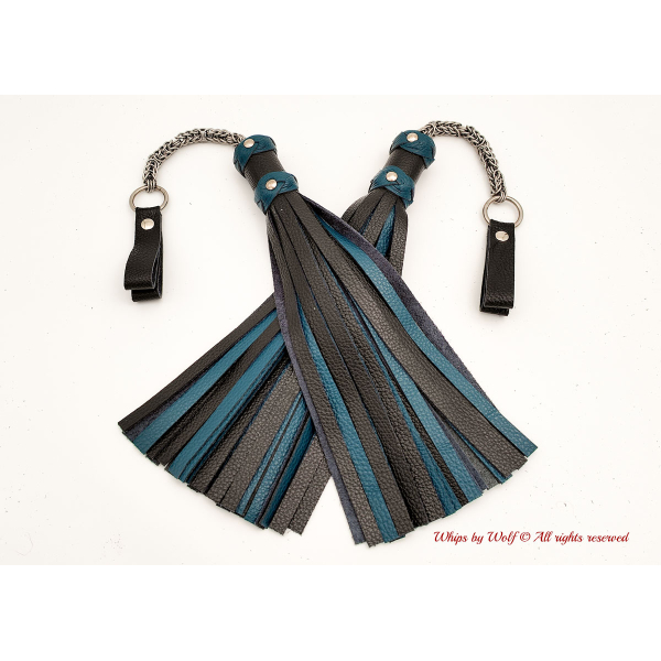 MTO Black & Petroleum Poi Floggers 