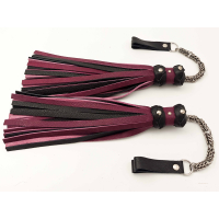 Poi Floggers in Purple & Black