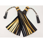 Exclusive Poi Floggers in Sharp Gold and Thuddy Black