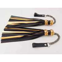 Exclusive Poi Floggers in Sharp Gold and Thuddy Black