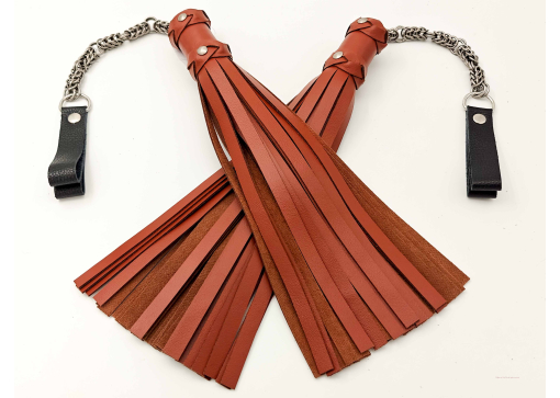 Poi Floggers in Sharp Brown