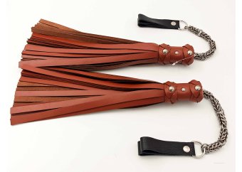 Poi Floggers in Sharp Brown