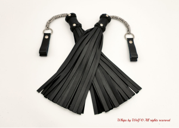 Poi Floggers in Black Poi Floggers in Black