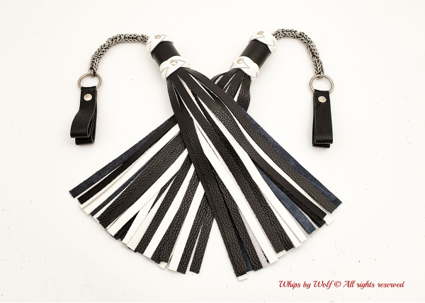 MTO Black & White Poi Floggers 