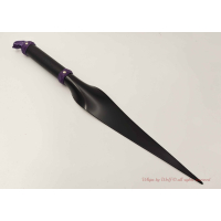 Black & Purple Rubber Dragon tongue