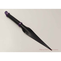 Black & Purple Rubber Dragon tongue