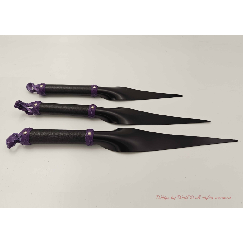 Black & Purple Rubber Dragon tongue