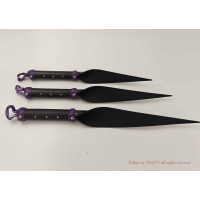 Black & Purple Rubber Dragon tongue