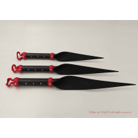 Black & Red Rubber Dragon tongue