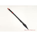 MTO Black & Red Wolf Tail Whip 