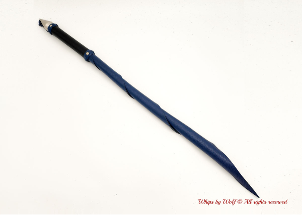 MTO Black & Blue Wolf Tail Whip 