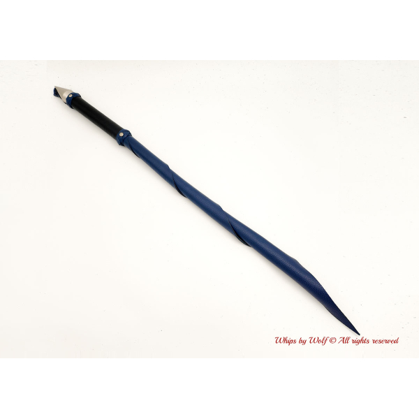 MTO Black & Blue Wolf Tail Whip 