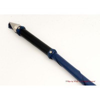 MTO Black & Blue Wolf Tail Whip 