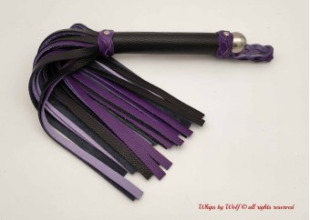 MTO Black & Purple Floggerset 