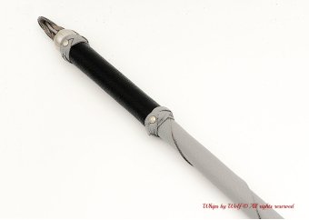 Wolf Tail Whip in Black & Gray