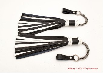 MTO Black & White Poi Floggers 