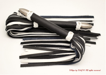 MTO Black & White Medium Flogger 