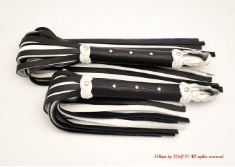 MTO Black & White Large Flogger 
